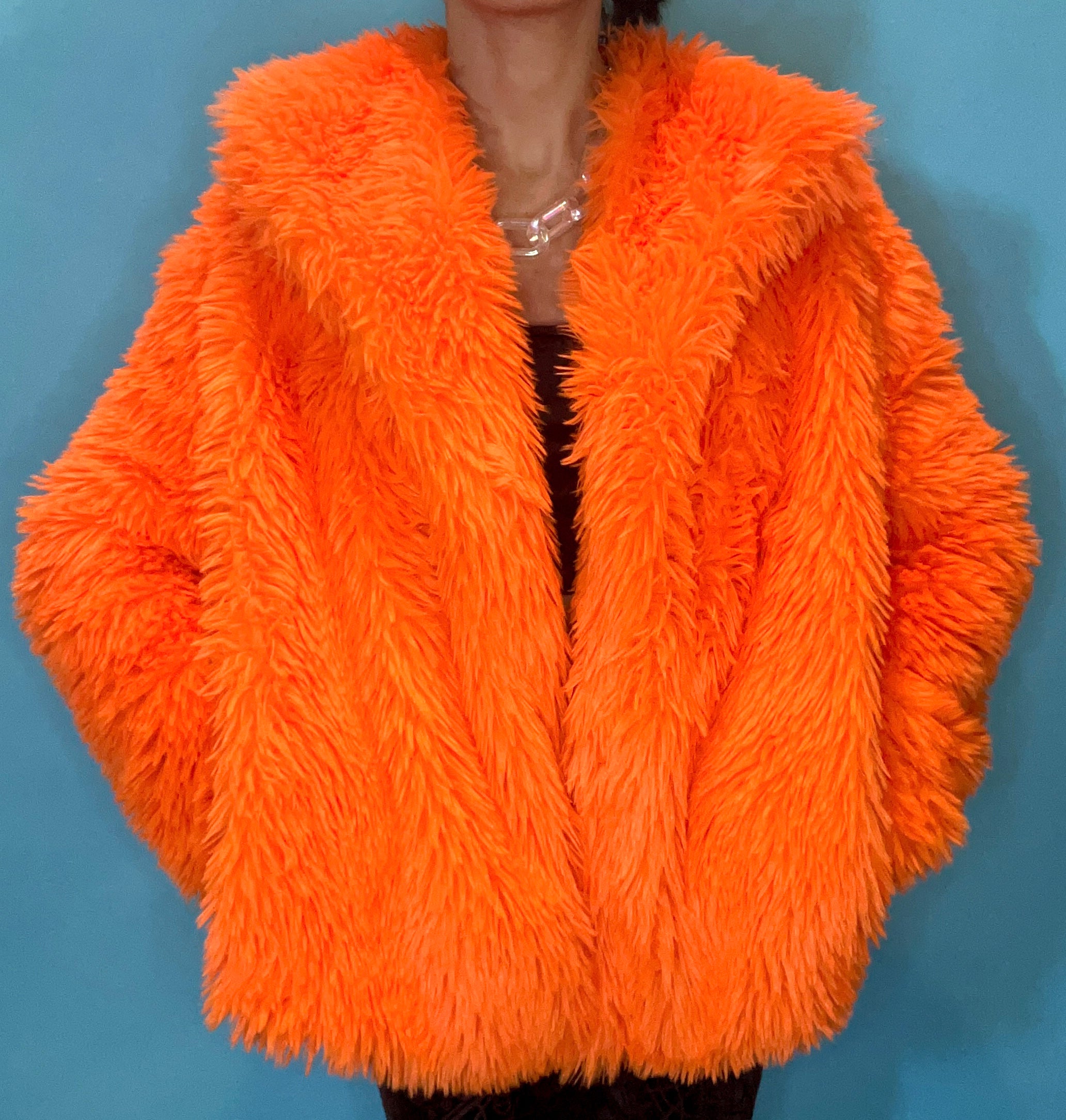 Orange fur deals collar